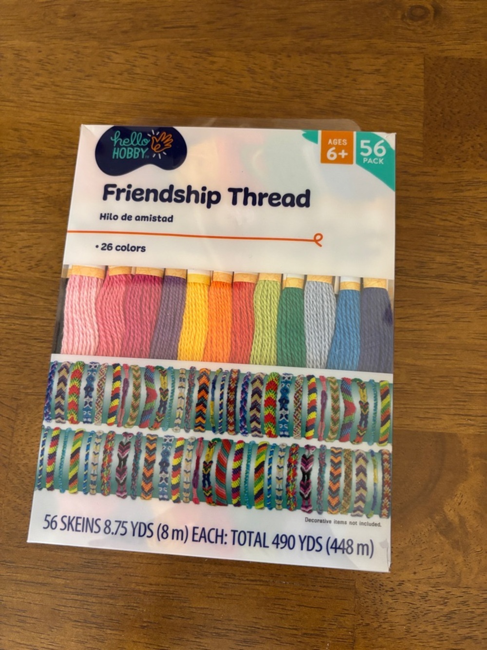 Hello Hobby Friendship Thread Pack 56 Count 26 Colors